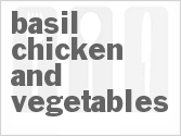recipe for basil chicken and vegetables