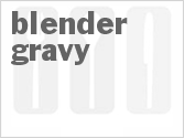 recipe for blender gravy