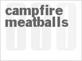 recipe for campfire meatballs