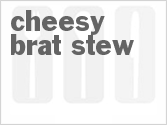 recipe for slow cooker cheesy brat stew