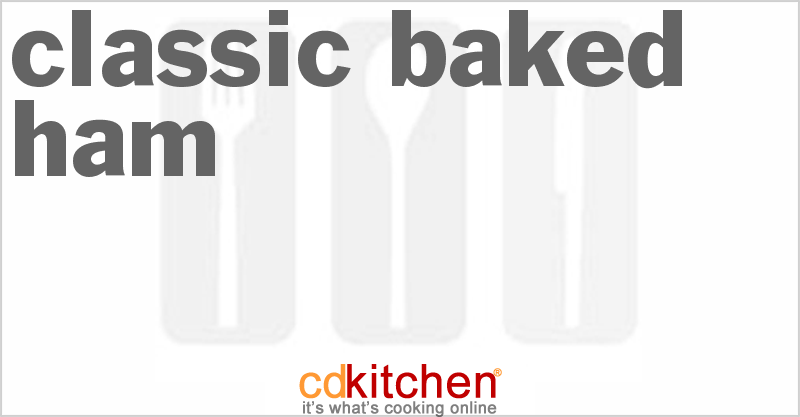 Classic Baked Ham - CDKitchen.com