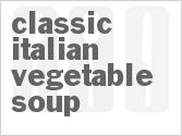 recipe for classic italian vegetable soup