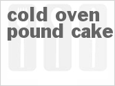 recipe for cold oven pound cake