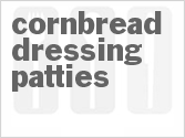 recipe for cornbread dressing patties