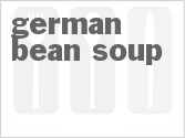 recipe for german bean soup