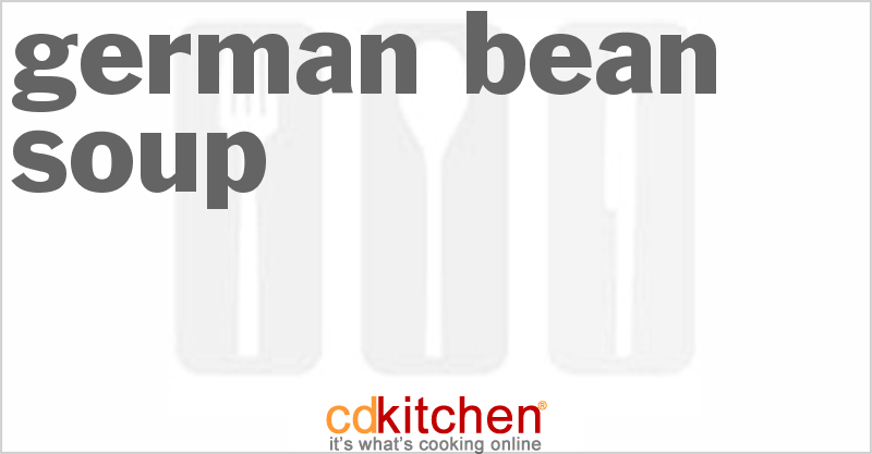German Bean Soup - CDKitchen.com