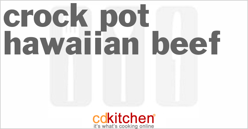 Hawaiian Beef - CDKitchen.com
