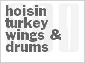 recipe for hoisin turkey wings & drums