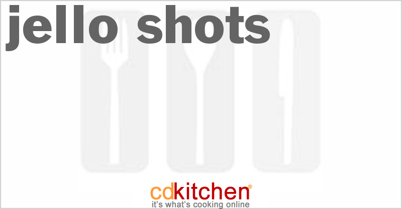 Jello Shots - CDKitchen.com