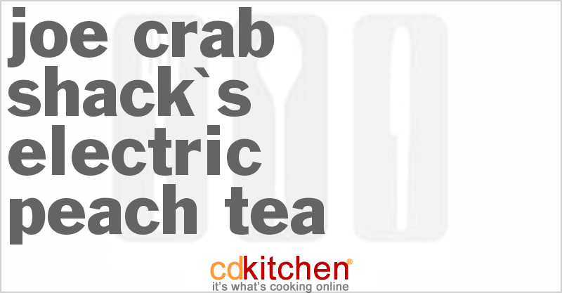 Joe Crab Shack's Electric Peach Tea - CDKitchen.com