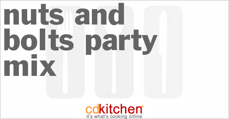 Nuts and Bolts Party Mix - CDKitchen.com