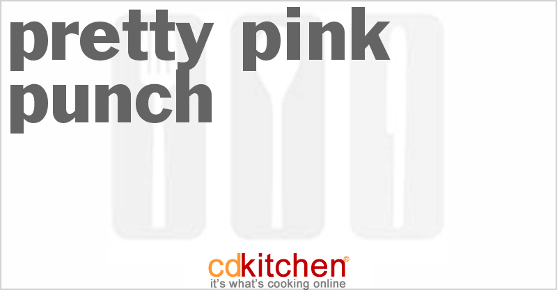 Pretty Pink Punch - CDKitchen.com