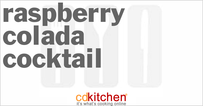 Raspberry Colada Cocktail - CDKitchen.com