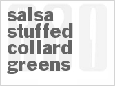 recipe for salsa stuffed collard greens