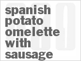 recipe for spanish potato omelette with sausage