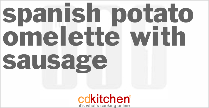 Spanish Potato Omelette With Sausage - CDKitchen.com