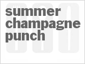 recipe for summer champagne punch