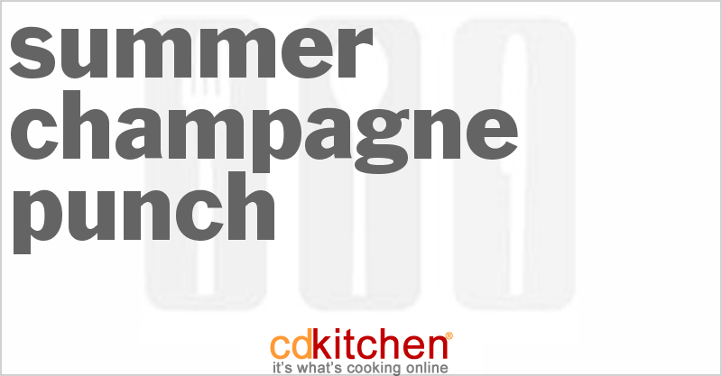 Summer Champagne Punch Recipe | CDKitchen.com
