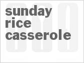 recipe for sunday rice casserole