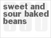 recipe for sweet and sour baked beans