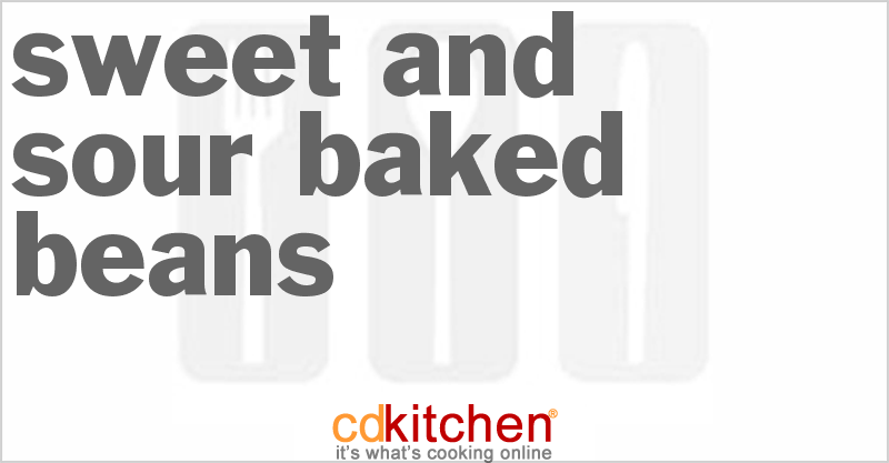 Sweet And Sour Baked Beans - CDKitchen.com