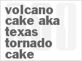 recipe for volcano cake