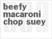 recipe for slow cooker beefy macaroni chop suey