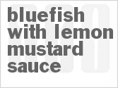 recipe for bluefish with lemon mustard sauce