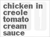 recipe for chicken in creole tomato cream sauce
