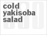 recipe for cold yakisoba salad