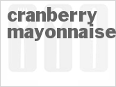 recipe for cranberry mayonnaise