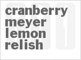 recipe for cranberry meyer lemon relish