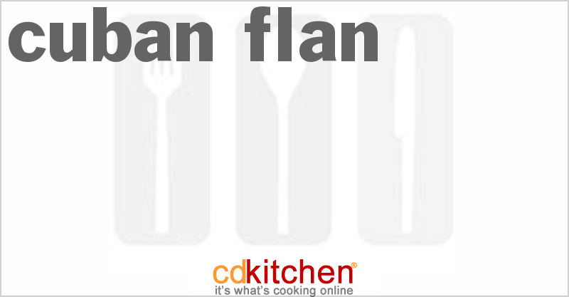 Cuban Flan - CDKitchen.com