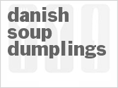 recipe for danish soup dumplings