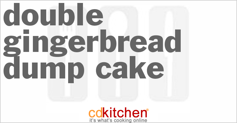 Double Gingerbread Dump Cake - CDKitchen.com