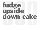 recipe for fudge upside-down cake
