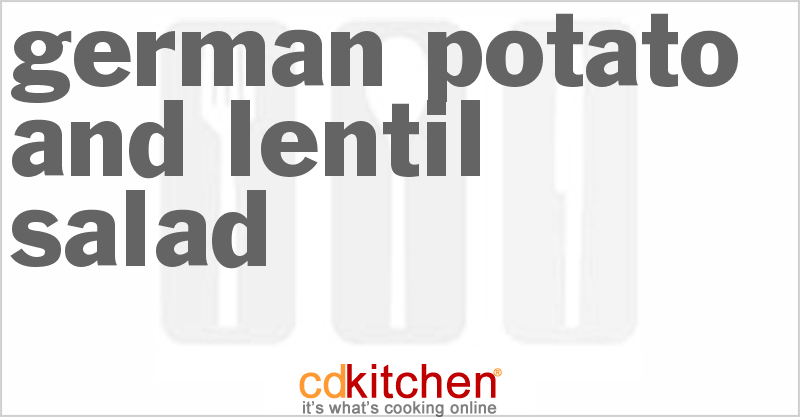 German Potato And Lentil Salad - CDKitchen.com