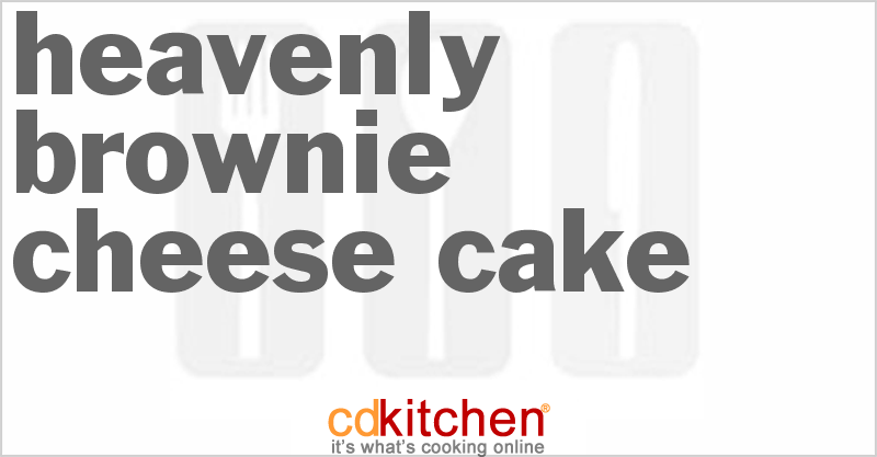 Heavenly Brownie Cheese Cake - CDKitchen.com