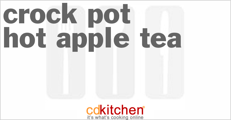 Hot Apple Tea - CDKitchen.com
