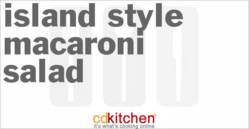 Island-Style Macaroni Salad - CDKitchen.com