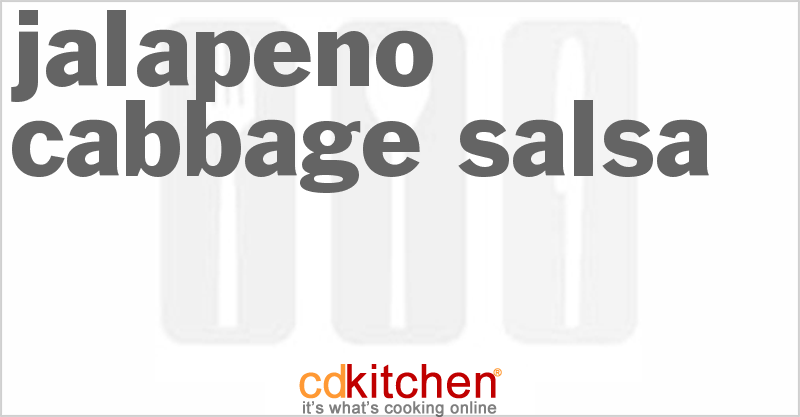 Jalapeno Cabbage Salsa - CDKitchen.com
