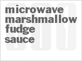 recipe for microwave marshmallow fudge sauce