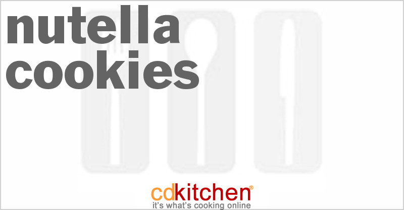 Nutella Cookies - CDKitchen.com
