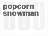 recipe for popcorn snowman
