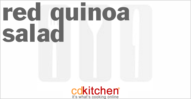 Red Quinoa Salad - CDKitchen.com