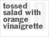 recipe for tossed salad with orange vinaigrette