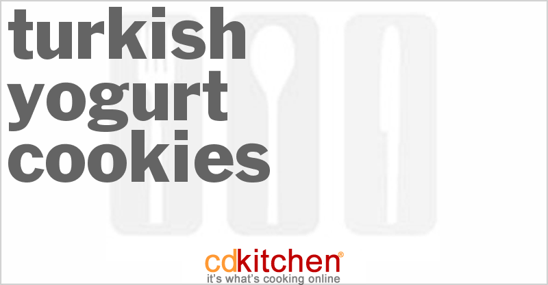 Turkish Yogurt Cookies - CDKitchen.com