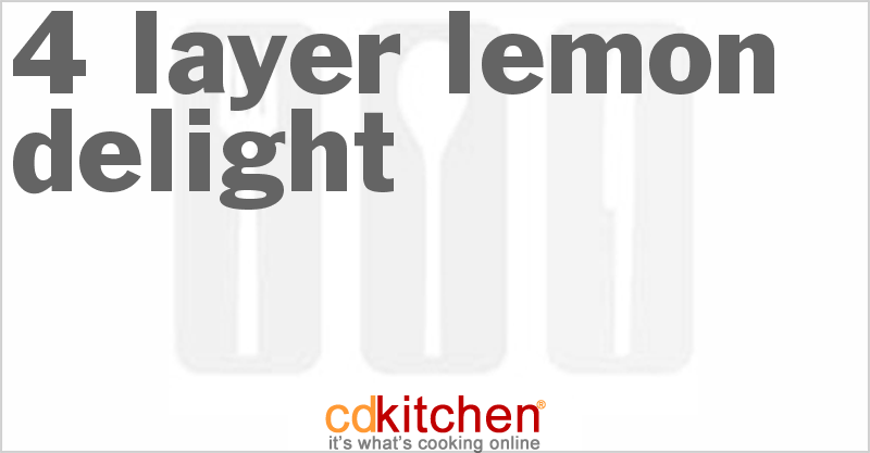4 Layer Lemon Delight - CDKitchen.com