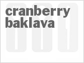 Cranberry Baklava