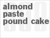 recipe for almond paste pound cake